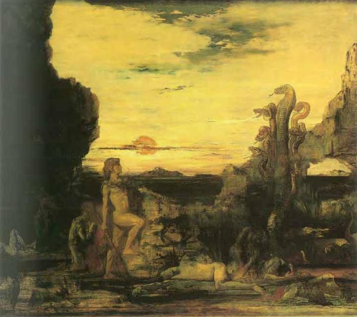 Gustave Moreau Hercules and the Hydra oil painting image